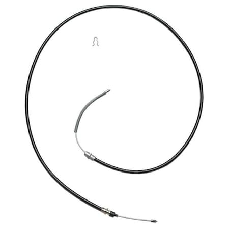 Raybestos OE Replacement; 84 Inch Cable Length/ 69.187 Inch Housing Length; Barrel End Type BC93844